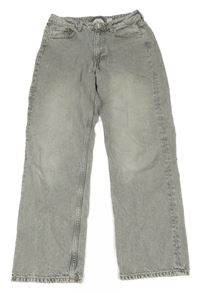 Světlešedé loose fit rifle H&M