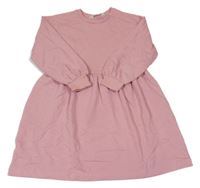 Ružové teplákové šaty H&M
