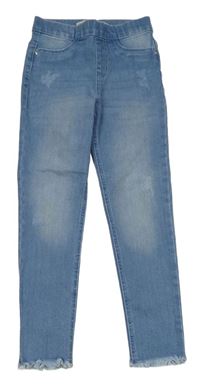 Světlemodré riflové džegíny ošoupaného vzhledu Denim Co.