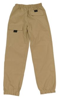 Piesková é cuff šušťákové nohavice SHEIN