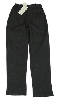 Nové - černé melírované chino slavnostní kalhoty RESERVED