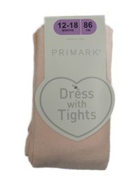 Nové - světlerůžové punčocháče PRIMARK