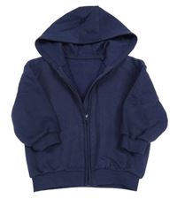 Tmavomodrá prepínaci oversize mikina s kapucňou George