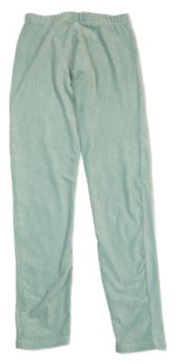 Světlezelené žebrované sametové legíny F&F