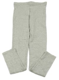 Svetlosivé melírované rebrované legíny George