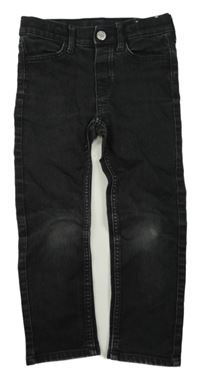 Černé slim fit rifle H&M