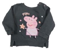Antracitová mikina s Peppou