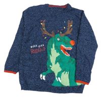 Tmavomodrý sveter s dinem Nutmeg