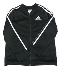 Čierna športová prepínaci mikina s logem - Adidas