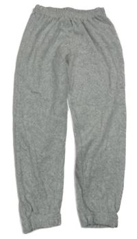 Šedé sametové pyžamové kalhoty 