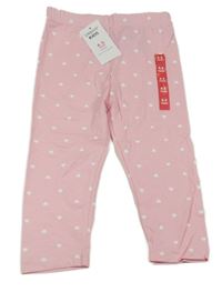 Nové - ružové legíny so srdiečkami Pep&Co