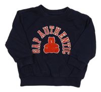 Tmavomodrá mikina s medvědem GAP