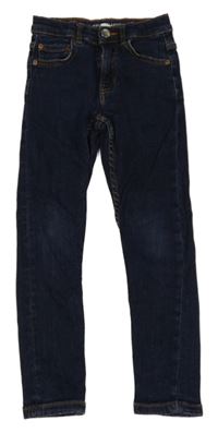 Tmavomodré skinny rifle Zara