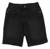 Černé riflové kraťasy C&A