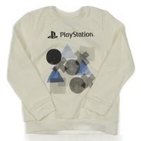 Biela mikina s PlayStation Primark