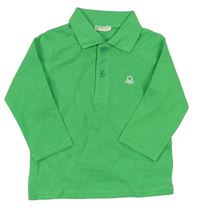 Zelené polo tričko Benetton