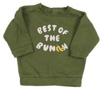 Khaki mikina s nápisom M&S