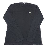 Černé triko s nášivkou 