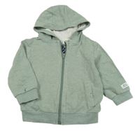 Zelená prepínaci mikina s kapucňou Topomini