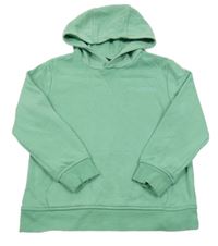 Zelená mikina s nápisem a kapucí George