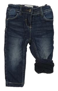 Tmavomodré podšité skinny rifle Impidimpi