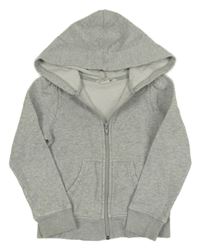 Svetlosivá prepínaci mikina s kapucňou H&M