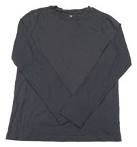 Antracitové tričko H&M