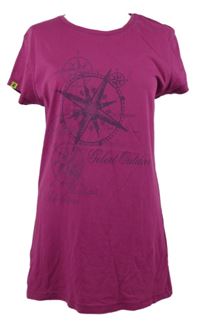 Dámská purpurová tunika s potiskem Gelert 