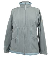 Dámská šedá fleecová thermo propínací mikina Polartex 