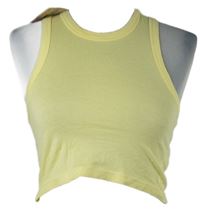 Nové - Dámský žlutý crop top MissGuided 