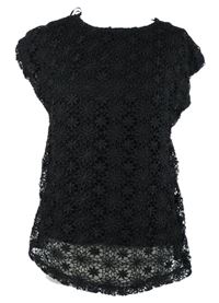 Dámska čierna čipková blúzka Peacocks