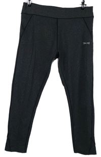 Dámské šedé melírované sportovní funčkní legíny Usa PRO 