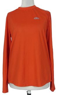 Dámske oranžové športové tričko s číslom Asos