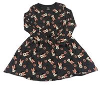 Šedé teplákové šaty s Minnie Disney