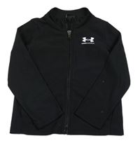 Černá sportovní propínací mikina s logem Under Armour