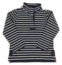 Tmavomodro-biely pruhovaná mikina Joules
