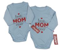 Nové - 2x světlemodré body s nápisem 