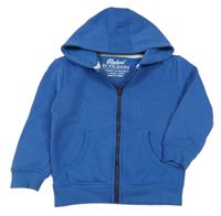 Modrá prepínaci mikina s kapucňou Primark