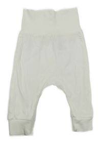 Biele baggy tepláky H&M