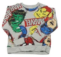 Šedá mikina - Avengers George