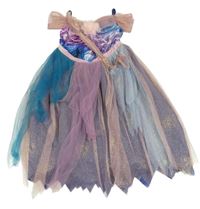 Kostým- modro-fialové šaty s tylovou sukní George