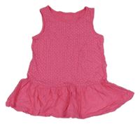 Růžový puntíkatý top St. Bernard