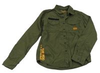 Khaki košile s nápisem Chapter Young