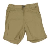 Béžové plátěné kraťasy H&M