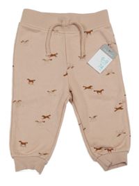 Nové - růžové tepláky s koníky Primark