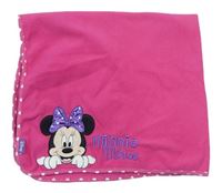 Ružová fleecová deka s Minnií Disney