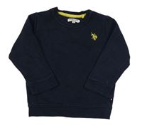 Tmavomodrá mikina s logom U.S. Polo Assn.