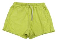 Citrónové froté kraťasy zn. Matalan