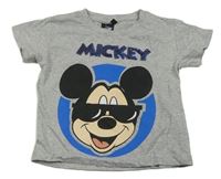 Šedé tričko s Mickeym Disney 