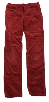 Červené menšestrové nohavice Monoprixx